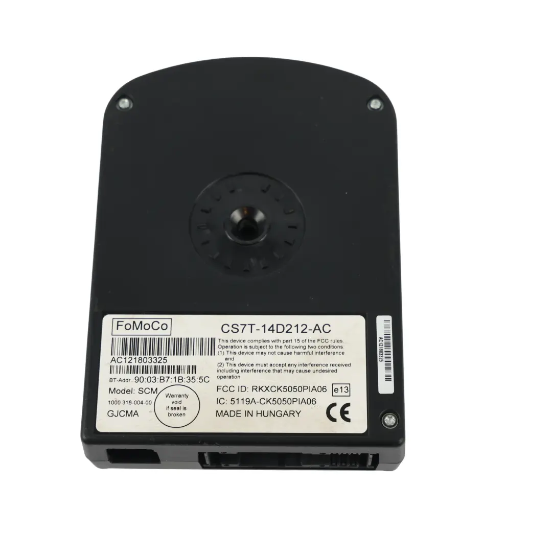 Ford Kuga C394 Módulo Control Bluetooth Conectividad - SKU CS7T-14D212-AC - Número de pieza CS7T-14D212-AC