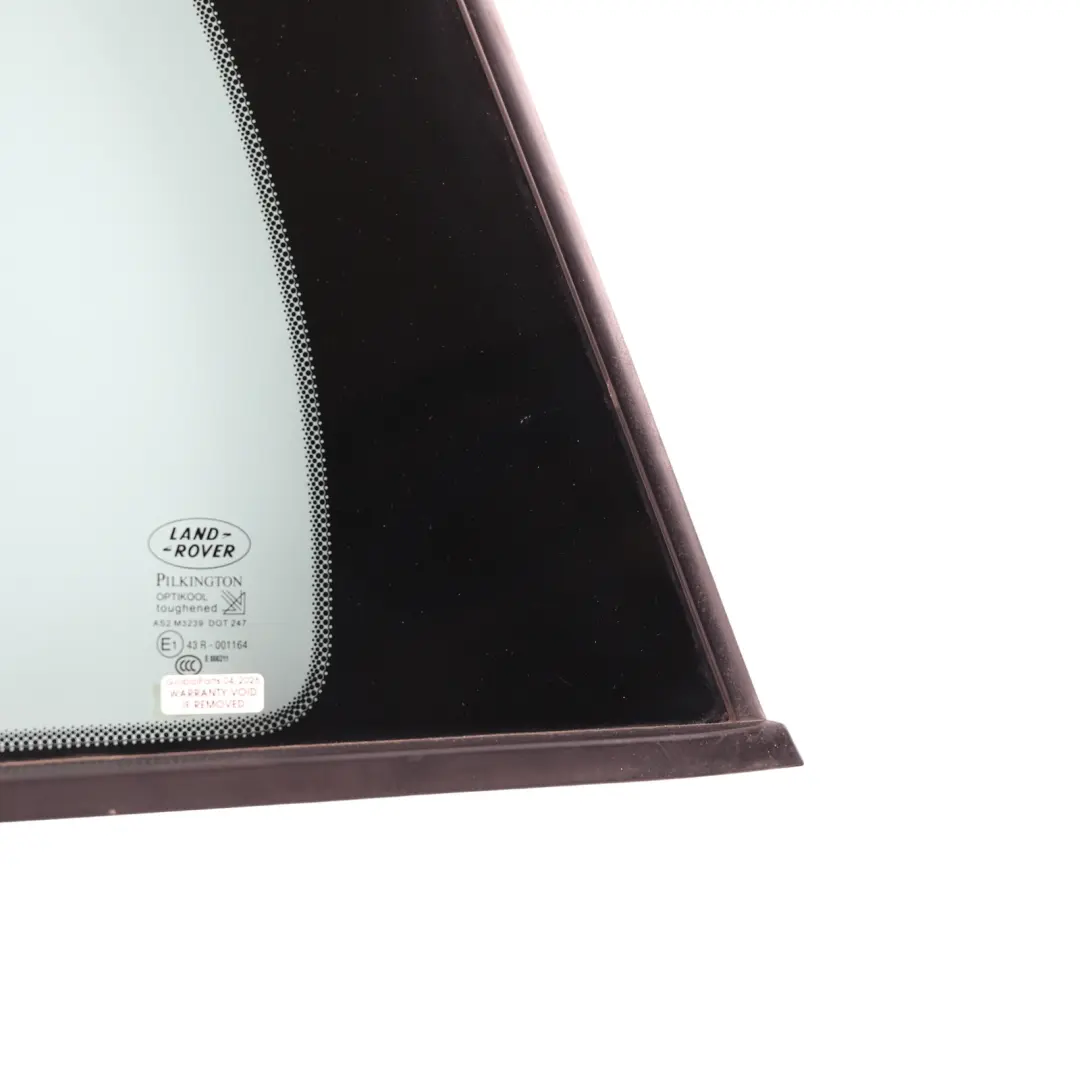 Range Rover Sport L320 Rear Door Window Quarter Glass AS2 Left N/S - SKU CVB000873 - Part number CVB000873