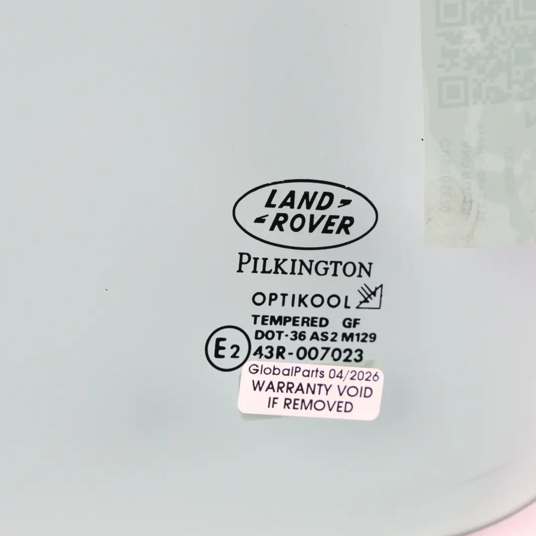 Land Rover Freelander L314 Rear Door Quarter Glass Left N/S - SKU CVB101670 - Part number CVB101670