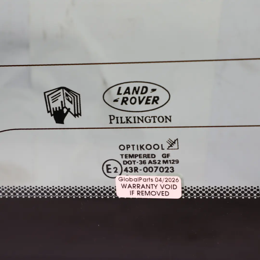 Land Rover Freelander L314 Rear Window Boot Trunk Glass Green Optikool - SKU CVB101680 - Part number CVB101680