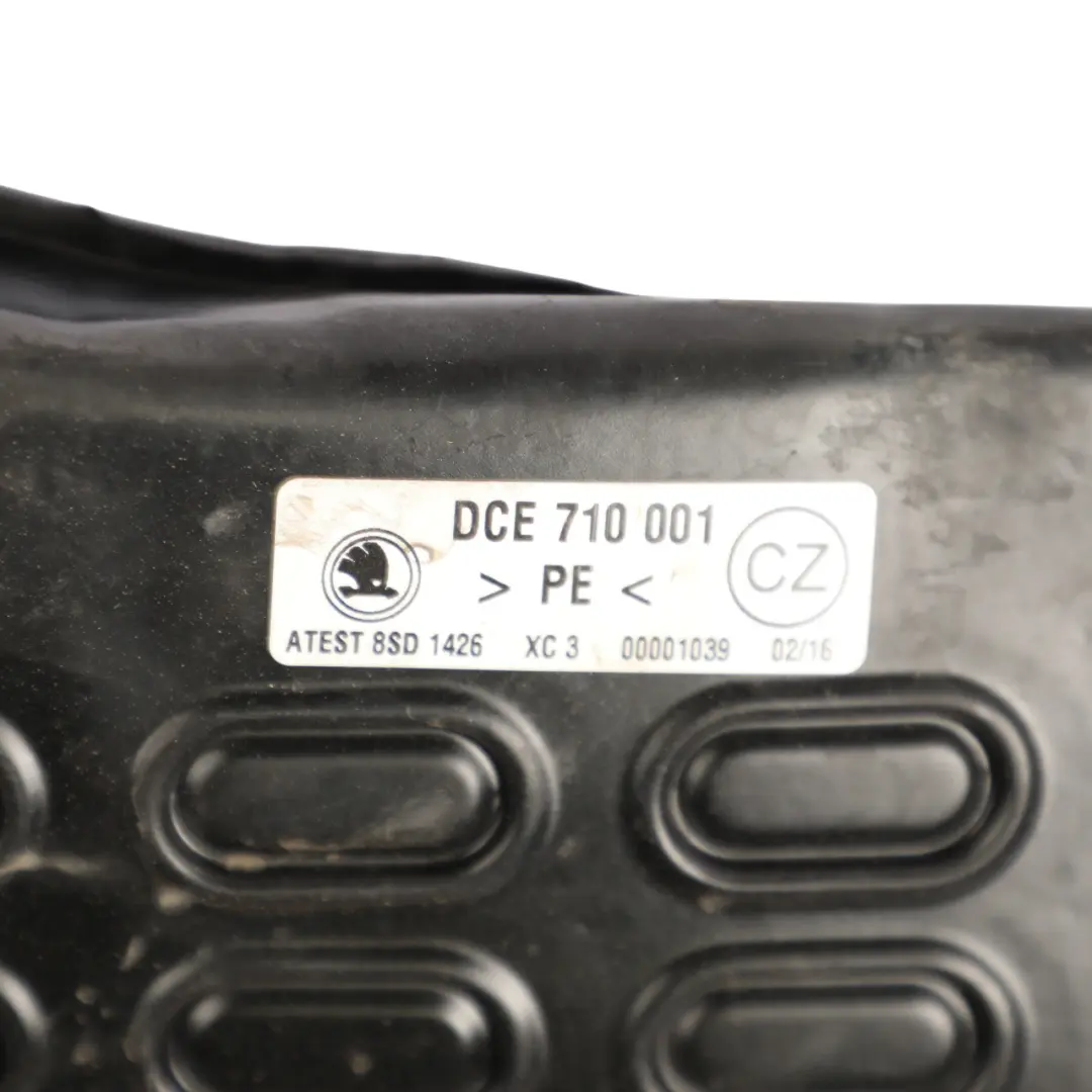 Mk2 Boot Trunk Luggage Compartment Floor Pan Rubber Panel to Skoda Fabia with Part number DCE710001 Skoda Fabia Mk2 Boot Trunk Luggage Compartment Floor Pan Rubber Panel - SKU DCE710001 - Part number DCE710001
