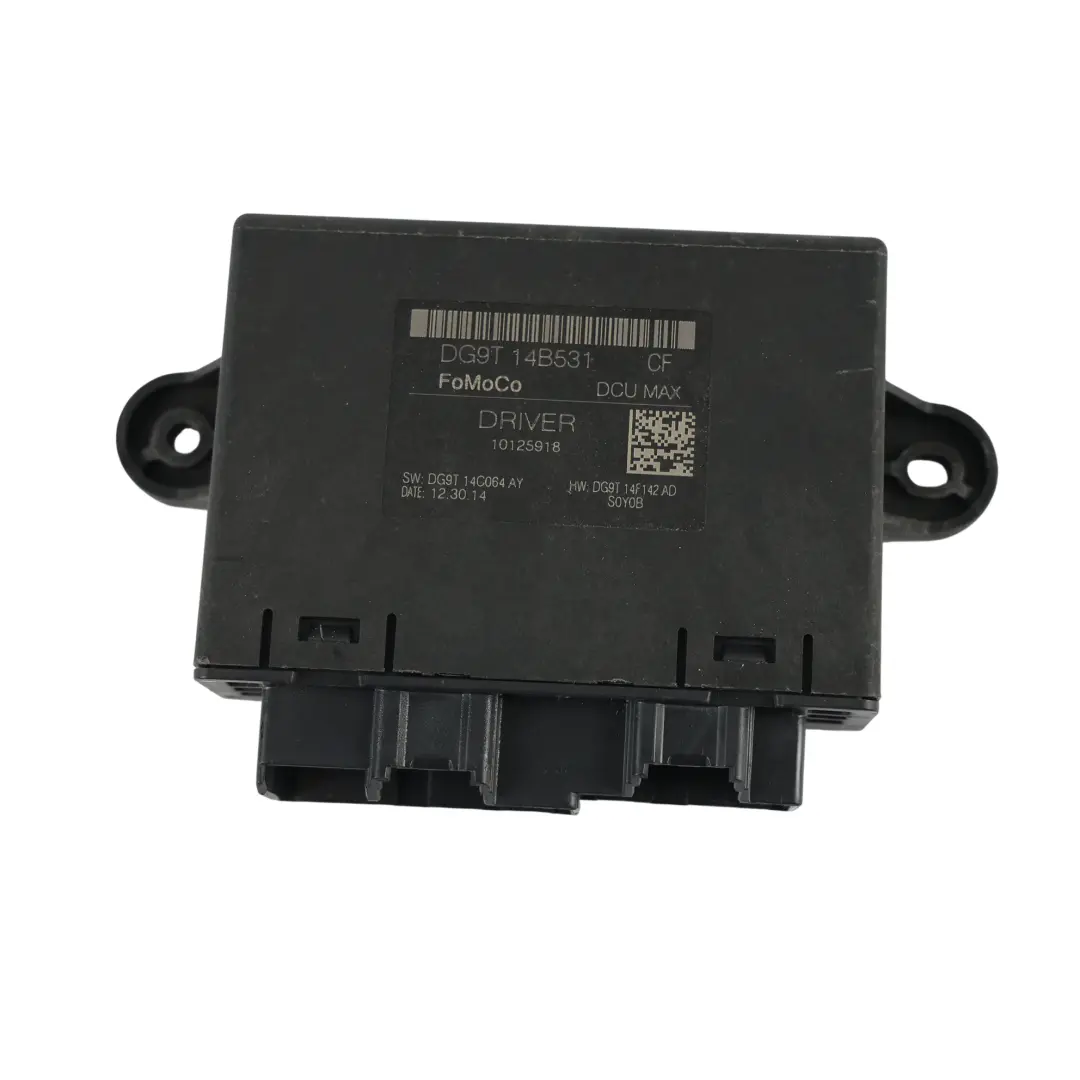 MK5 Module Contrôle Porte Avant Droite pour Ford Mondeo à propos du numéro de pièce DG9T-14B531-CF Ford Mondeo MK5 Module Contrôle Porte Avant Droite - SKU DG9T-14B531-CF - Numéro de pièce DG9T-14B531-CF