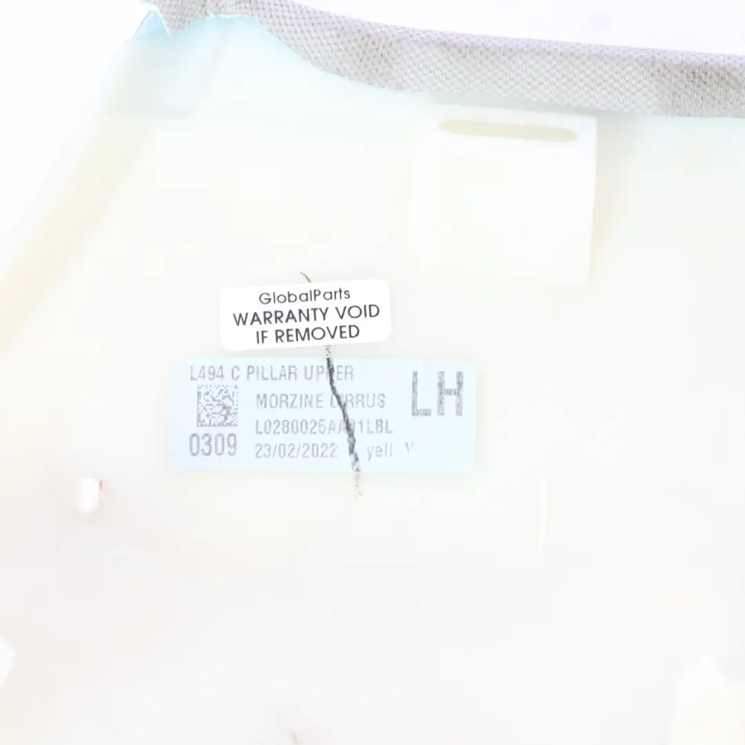 Land Rover Garniture Colonne Montant C Supérieure Gauche - SKU DK62-519A97-C - Numéro de pièce DK62-519A97-C
