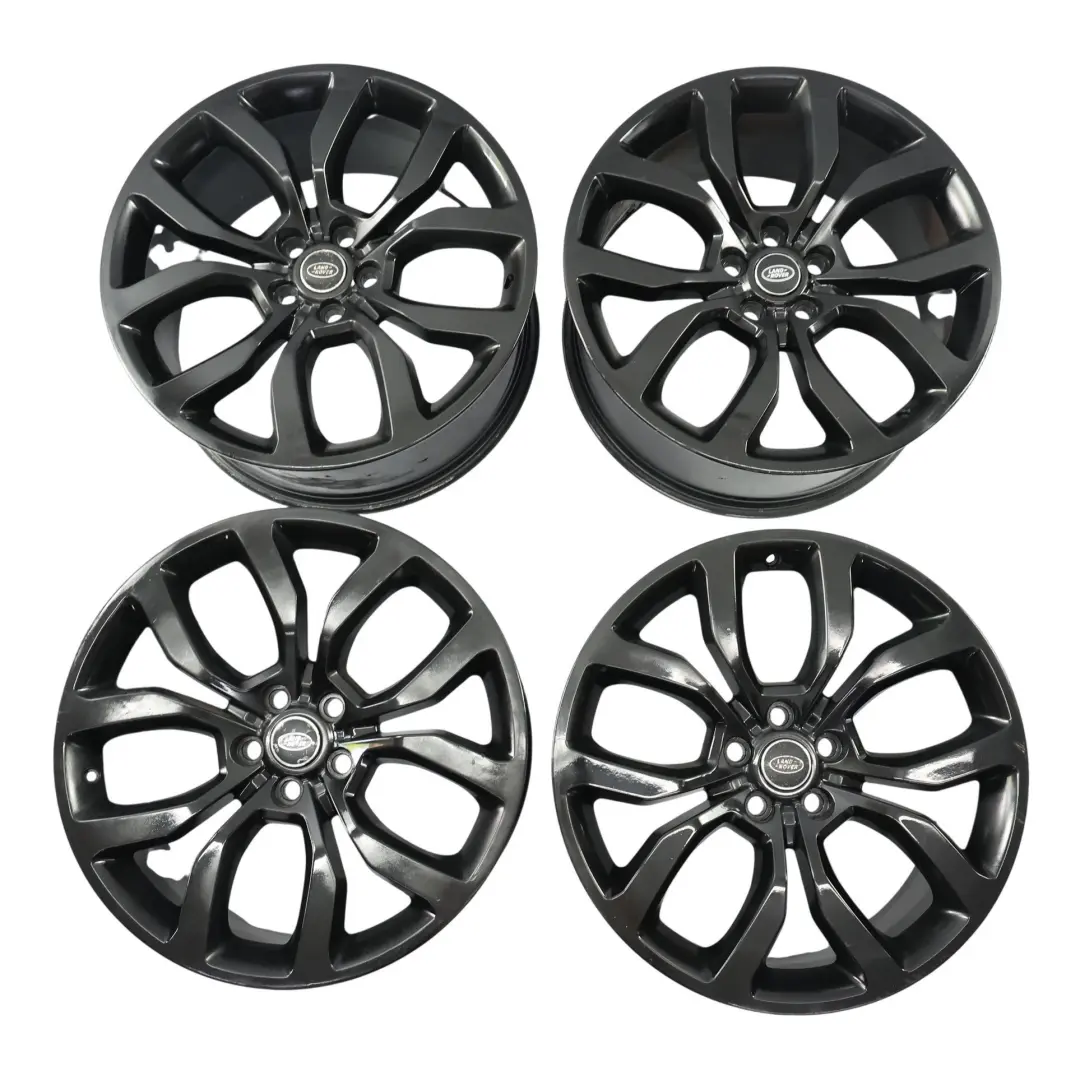 Range Rover Sport 21" Alloy Wheel Rim Black 9.5J ET:49 5x120 Set DK6M-1007-BA - SKU DK6M-1007-BA-SET - Part number DK6M-1007-BA-SET