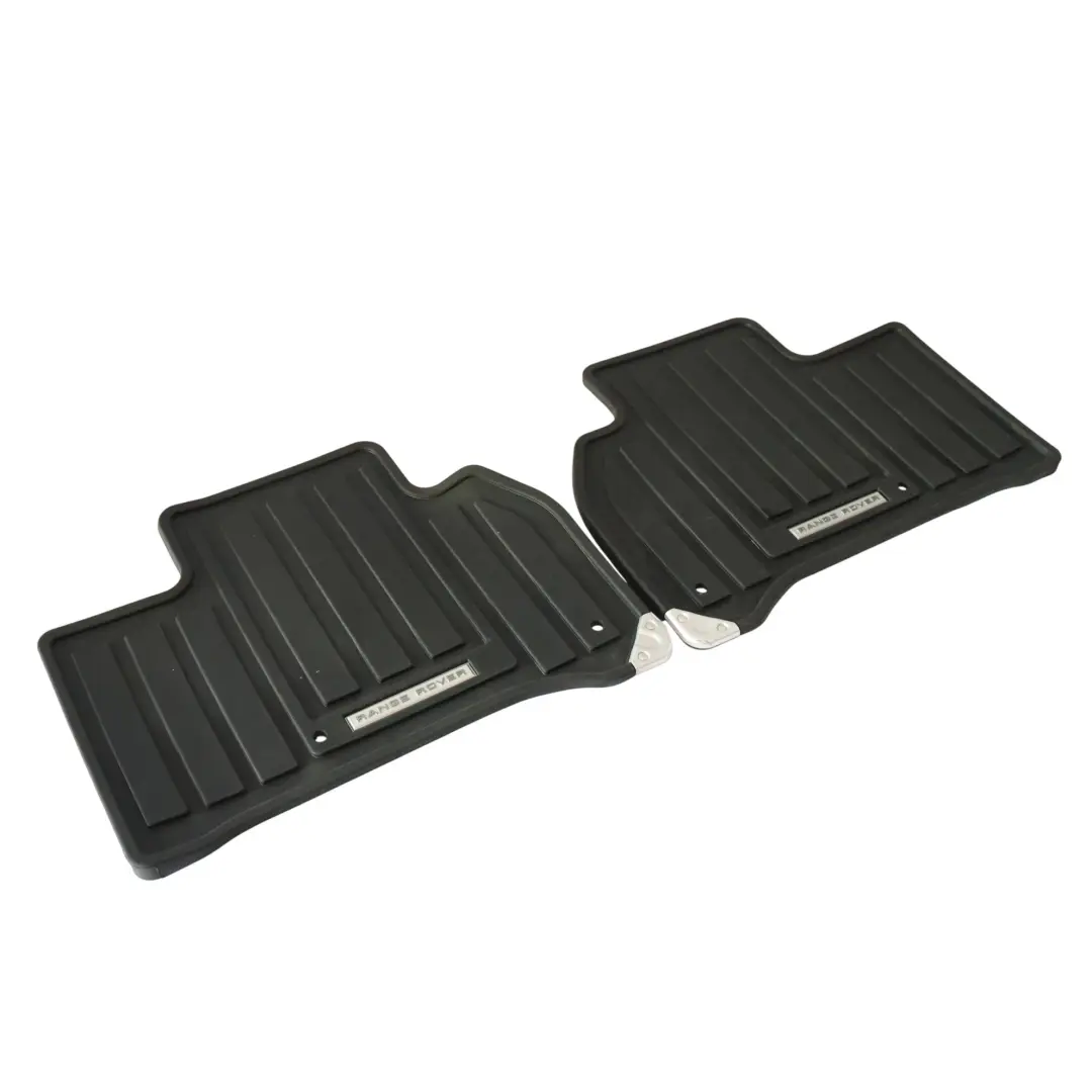 Range Rover Sport L494 Gummi Fußmatten Schwarz Hinten Set x2 - SKU DK6M-130A88-AA - Teilenummer DK6M-130A88-AA