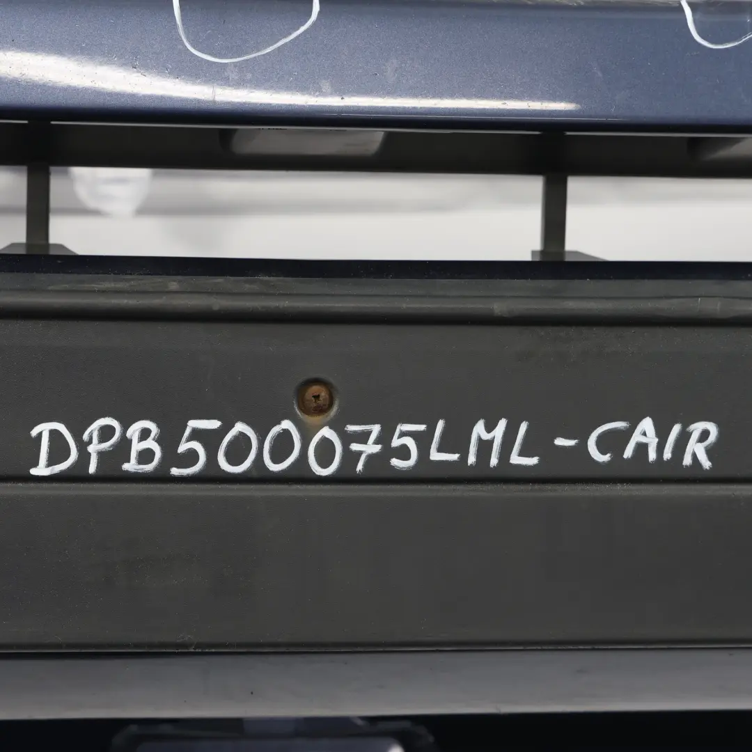 Front Bumper Trim Panel Cairns Blue - 849 to Land Rover Discovery 3 L319 with Part number DPB500075LML Land Rover Discovery 3 L319 Front Bumper Trim Panel Cairns Blue - 849 - SKU DPB500075LML-CAIR - Part number DPB500075LML