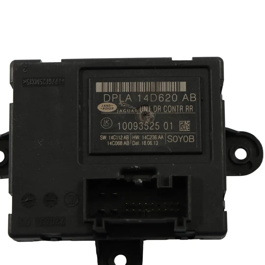 Range Rover Sport L405 Module Contrôle Porte Arrière Droit - SKU DPLA-14D620-AB - Numéro de pièce DPLA-14D620-AB