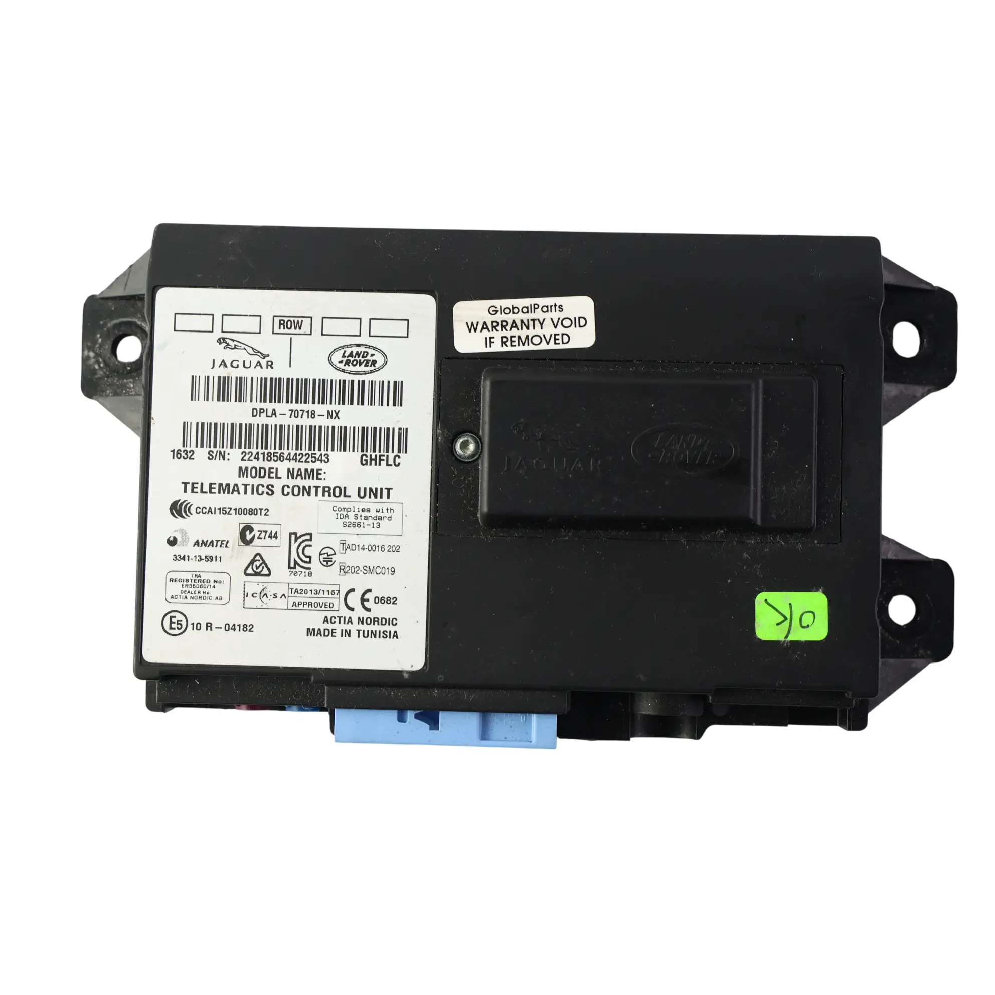 Range Rover Evoque L538 Modulo Controllo Telematica ECU DPLA-70718-NX