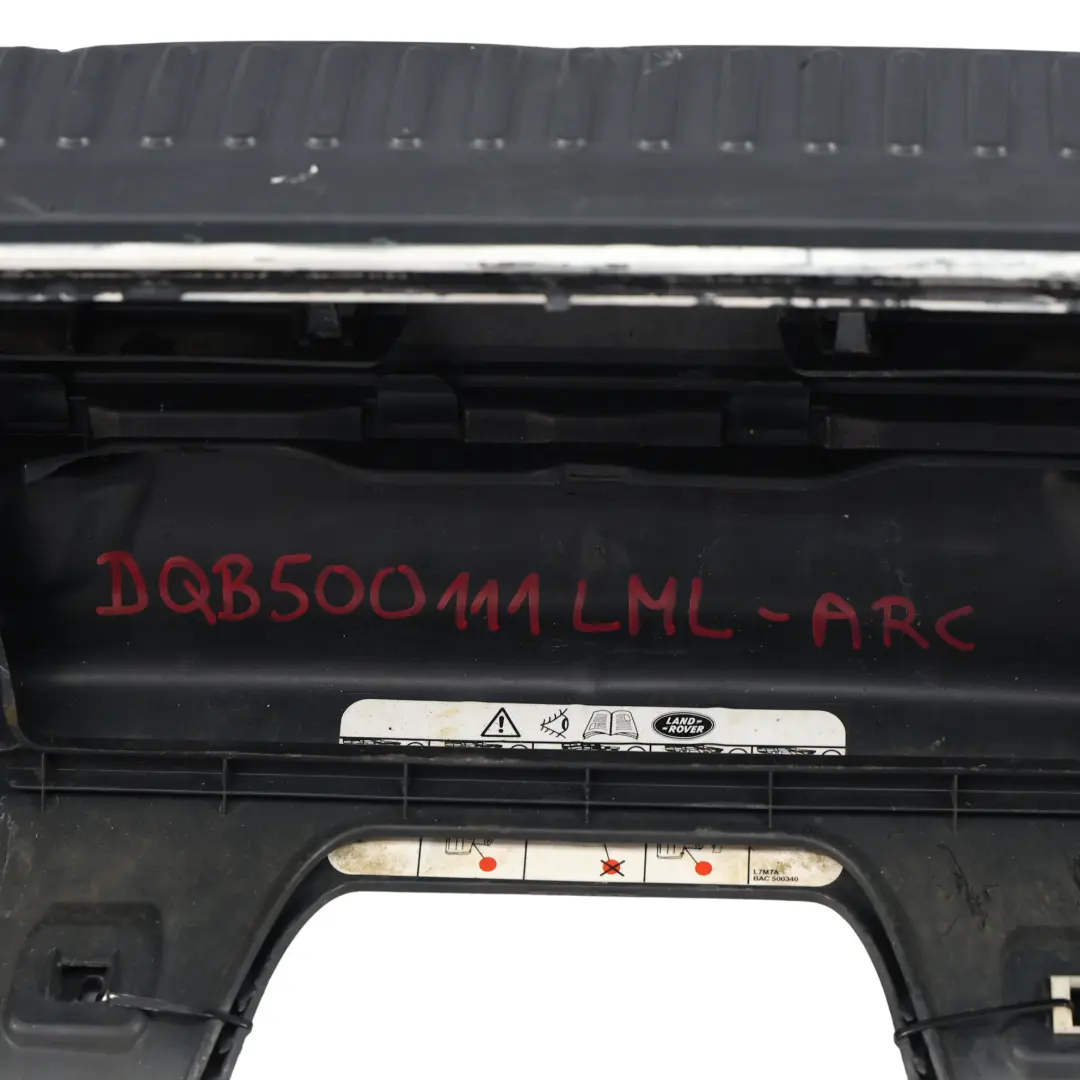 Bumper Covering Panel Arctic Frost Metallic - 962 to Range Rover Sport L320 Rear with Part number DQB500111LML Range Rover Sport L320 Rear Bumper Covering Panel Arctic Frost Metallic - 962 - SKU DQB500111LML-ARC - Part number DQB500111LML