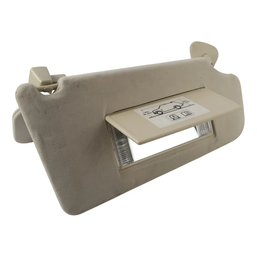 Sun Visor Cover Ivory Right O/S EDQ000211NUG to Range Rover L322 with Part number EDQ000225NUG Range Rover L322 Sun Visor Cover Ivory Right O/S EDQ000211NUG - SKU RHD-EDQ000225NUG - Part number EDQ000225NUG