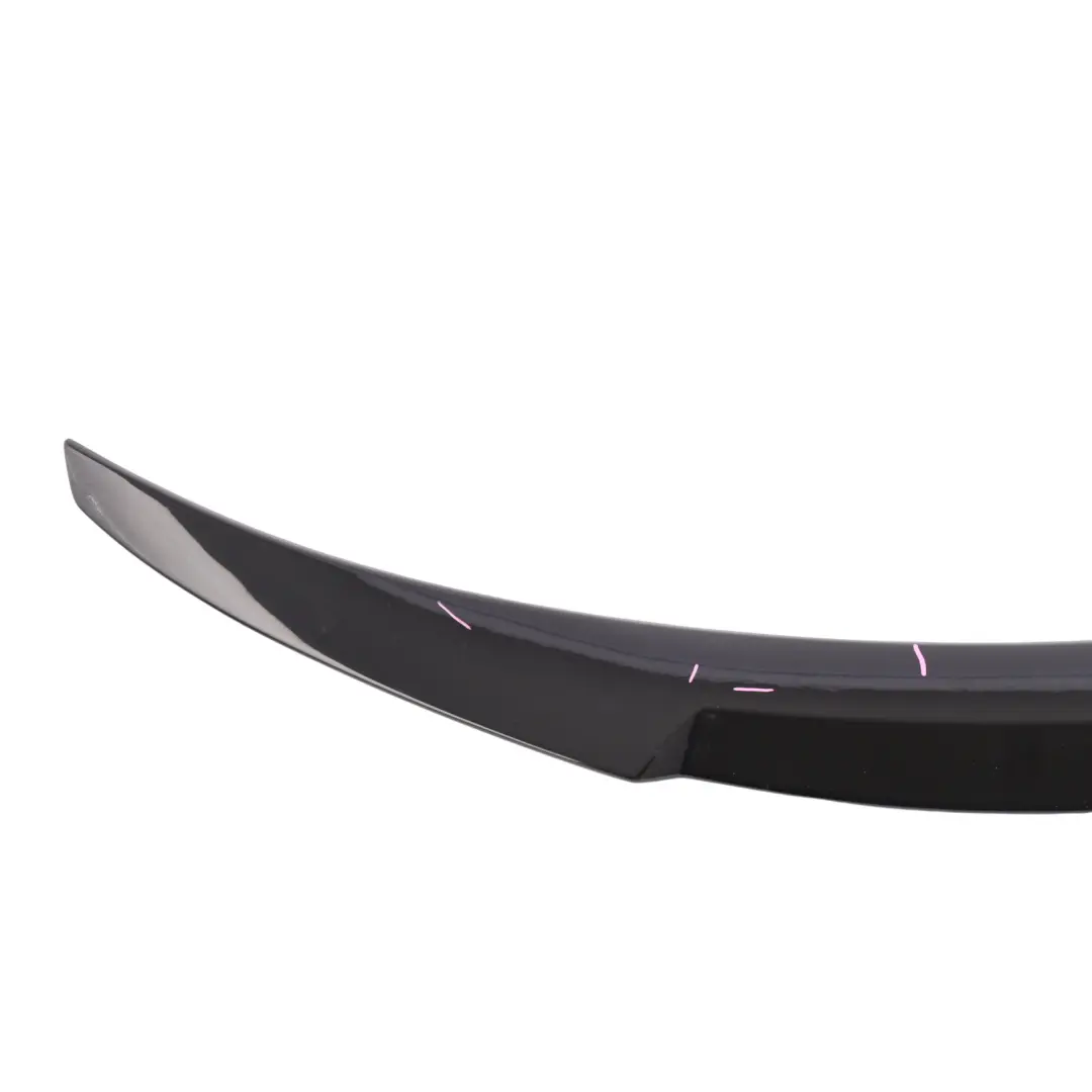 BMW F10 Heckspoiler Kofferraumdeckel Blende Abdeckung M Performance Look Schwarz - SKU F10-BLACK-SPOILER2 - Teilenummer F10-BLACK-SPOILER2