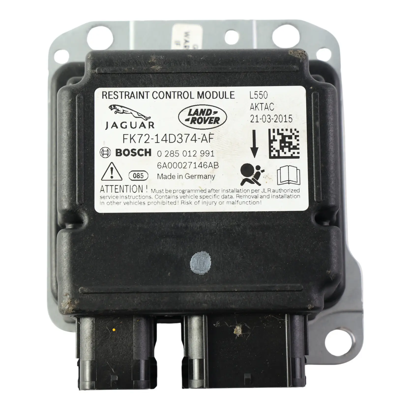 Land Rover Discovery Sport L550 Unidad Control Módulo Aire ECU FK72-14D374-AF