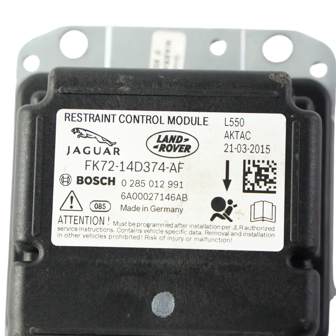 Module Control Unit ECU to Land Rover Discovery Sport L550 Air with Part number FK72-14D374-AF Land Rover Discovery Sport L550 Air Module Control Unit ECU - SKU FK72-14D374-AF - Part number FK72-14D374-AF