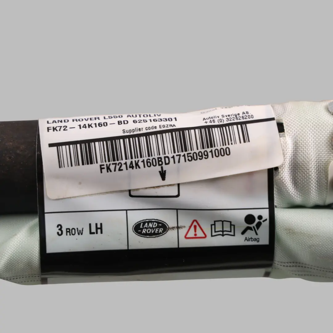 Land Rover Discovery Sport L550 Curtain Air Module Left N/S Side - SKU FK72-14K160-BD - Part number FK72-14K160-BD