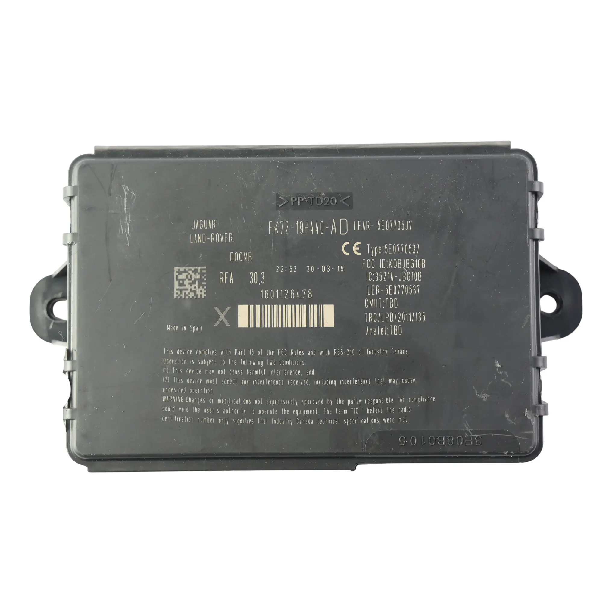 Land Rover Discovery Sport L550 Keyless Steuergerät FK72-19H440-AD