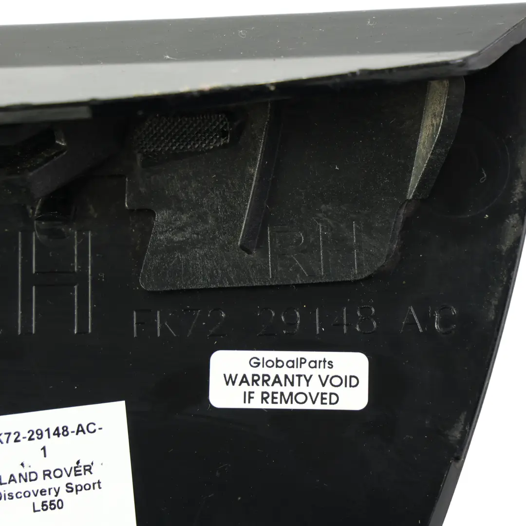 Land Rover L550 Listwa Tylna Prawa Czarna - 820 - SKU FK72-29148-AC-1 - Numer Części FK72-29148-AC