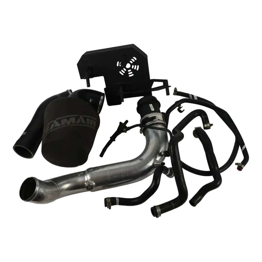 Mk2 ST Air Intake Filter Hoses Complete SET RAMAIR 2.5 Duratec to Ford Focus with Part number FOCUS-INTAKE-SET Ford Focus Mk2 ST Air Intake Filter Hoses Complete SET RAMAIR 2.5 Duratec - SKU FOCUS-INTAKE-SET - Part number FOCUS-INTAKE-SET
