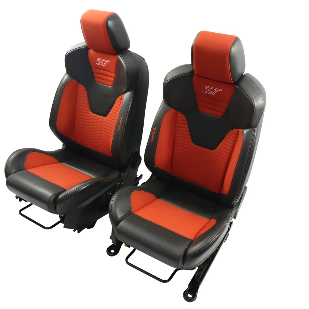 Ford Fiesta ST MK7 Recaro Vordere Hintere Sitze Set Leder Stoff Rot Schwarz - SKU FORD-FIESTA-ST-MK7-SEAT-RECARO-SET - Teilenummer FORD-FIESTA-ST-MK7-SEAT-RECARO-SET