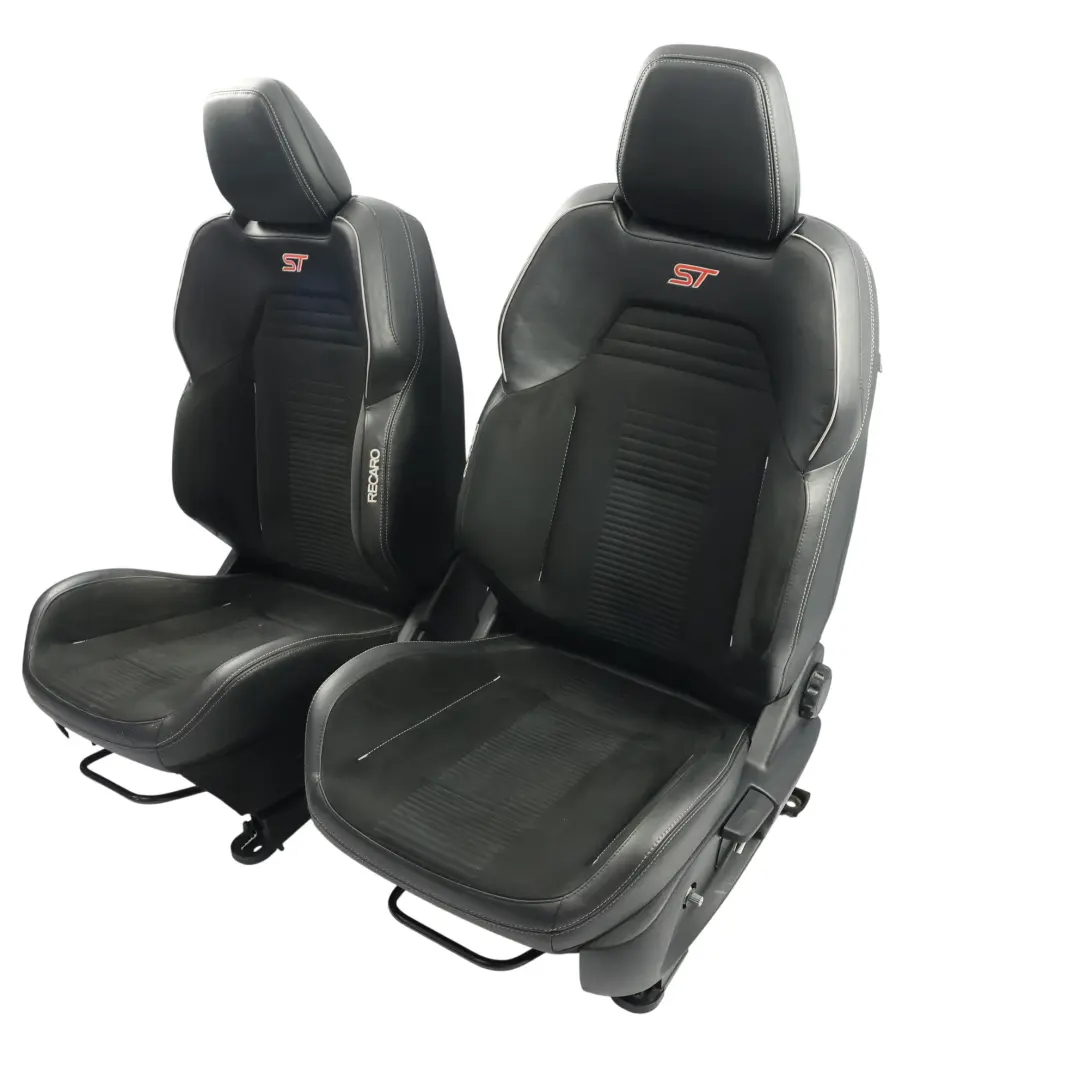 Ford Fiesta ST Mk8 Sièges Recaro Avant Arrière Chauffants Noir Gris Set - SKU FORD-FIESTA-ST-MK8-SEATS-SET-RECARO - Numéro de pièce FORD-FIESTA-ST-MK8-SEATS-SET-RECARO