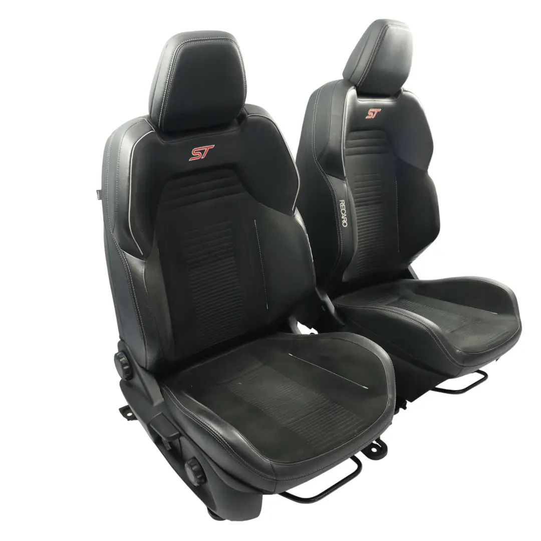 Ford Fiesta ST Mk8 Recaro Sitze Vorne Hinten Beheizt Schwarz Grau Set - SKU FORD-FIESTA-ST-MK8-SEATS-SET-RECARO - Teilenummer FORD-FIESTA-ST-MK8-SEATS-SET-RECARO