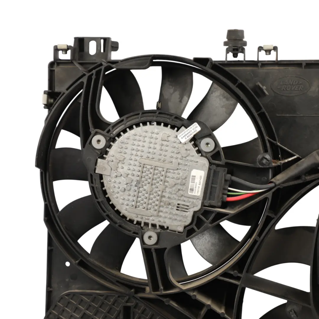 Radiator Fan Double Shroud 3.0 Diesel HPLA-8C607-BC to Range Rover Sport L494 with Part number LR084406 Range Rover Sport L494 Radiator Fan Double Shroud 3.0 Diesel HPLA-8C607-BC - SKU LR084406 - Part number LR084406