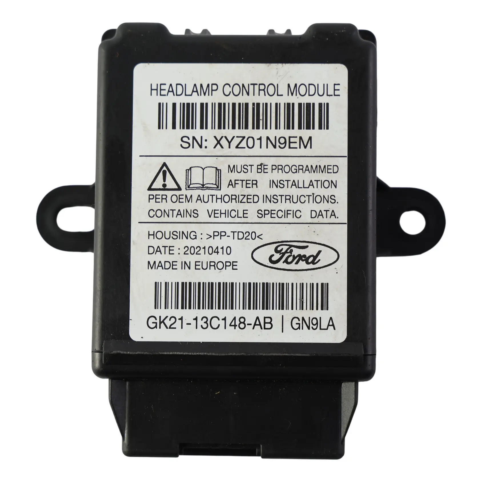 Ford Transit MK9 Scheinwerfer Steuergerät Modul ECU GK21-13C148-AB