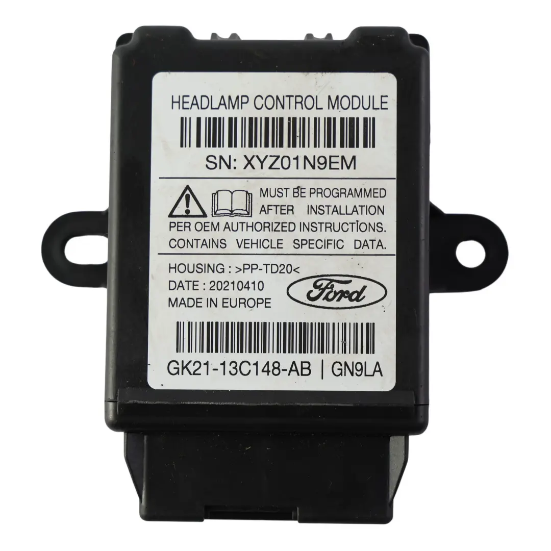 MK9 Unidad Control Módulo Faro ECU para Ford Transit con número de pieza GK21-13C148-AB Ford Transit MK9 Unidad Control Módulo Faro ECU - SKU GK21-13C148-AB - Número de pieza GK21-13C148-AB