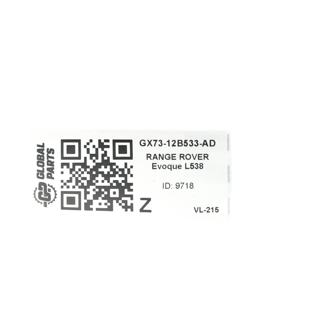 Módulo Relé Calentadores 2.0 para Range Rover Evoque L538 con número de pieza GX73-12B533-AD Range Rover Evoque L538 Módulo Relé Calentadores 2.0 - SKU GX73-12B533-AD - Número de pieza GX73-12B533-AD