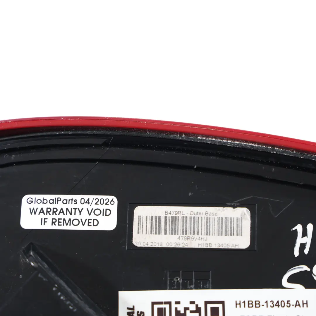 Ford Fiesta Mk8 Rear Tail Light Lamp LED Left N/S 1.5 EcoBoost - SKU H1BB-13405-AH - Part number H1BB-13405-AH