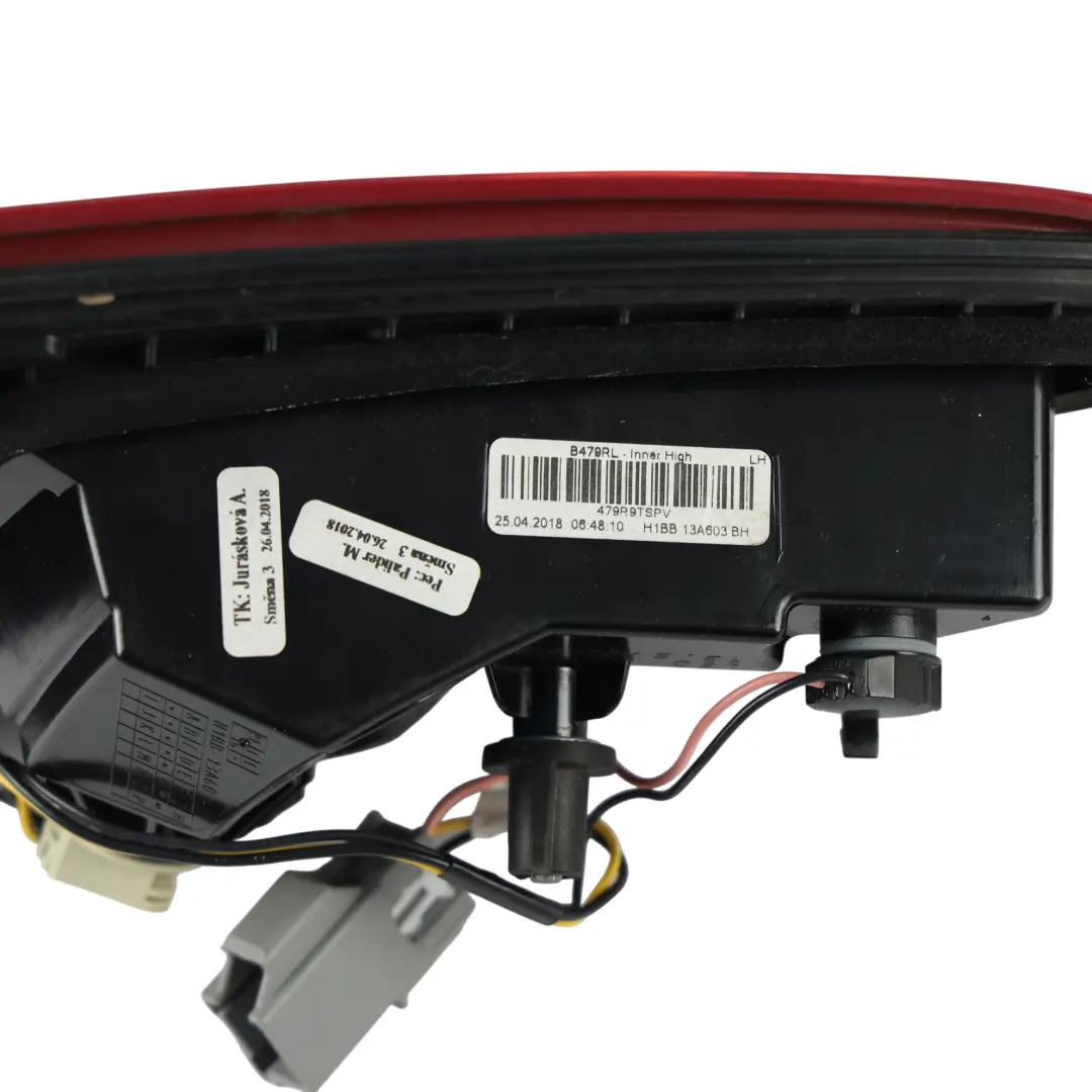 Mk8 Rear Tail Light Lamp Inner Left N/S Side to Ford Fiesta with Part number H1BB-13A603-BH Ford Fiesta Mk8 Rear Tail Light Lamp Inner Left N/S Side - SKU H1BB-13A603-BH - Part number H1BB-13A603-BH