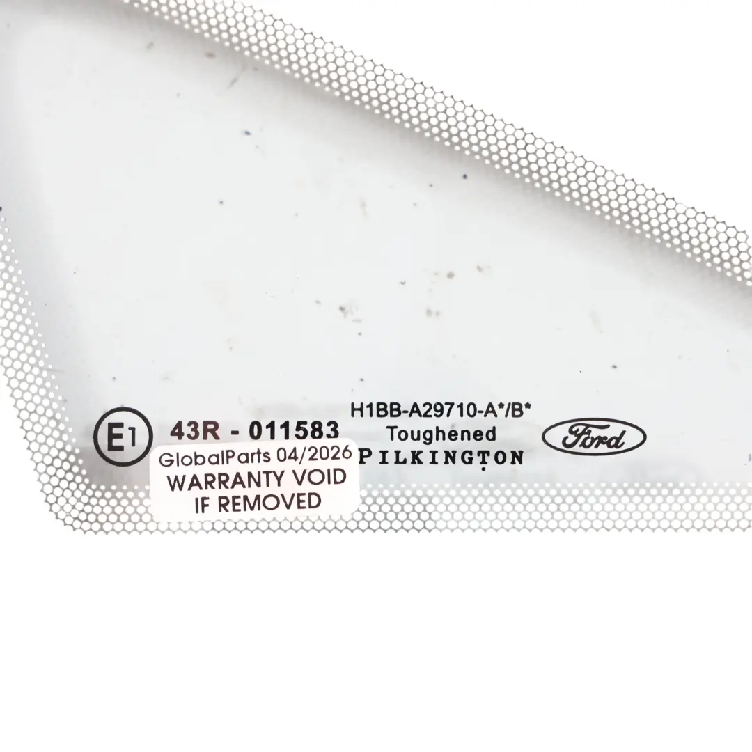 MK8 Seitenscheibe Vorne Rechts 3DR 5DR für Ford Fiesta St mit Teilenummer H1BB-A29710-A Ford Fiesta St MK8 Seitenscheibe Vorne Rechts 3DR 5DR - SKU H1BB-A29710-A - Teilenummer H1BB-A29710-A