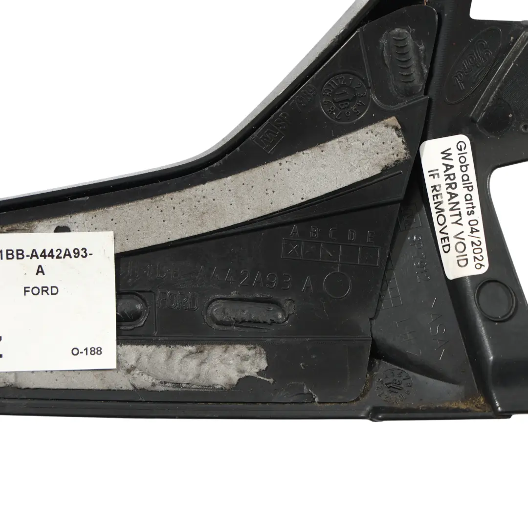Ford Fiesta MK8 Deflettore Portellone Esterno Sinistro - SKU H1BB-A442A93-A - Numero di parte H1BB-A442A93-A