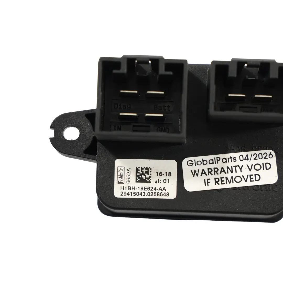 Mk8 Puma Mk2 Heater Blower Resistor to Ford Fiesta with Part number H1BH-19E624-AA Ford Fiesta Mk8 Puma Mk2 Heater Blower Resistor - SKU H1BH-19E624-AA - Part number H1BH-19E624-AA