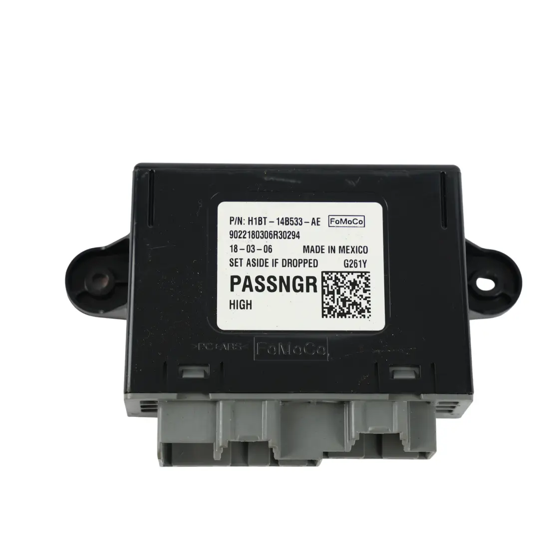 Ford Fiesta MK8 Türsteuergerät Modul ECU Vorne Links - SKU H1BT-14B533-AE - Teilenummer H1BT-14B533-AE