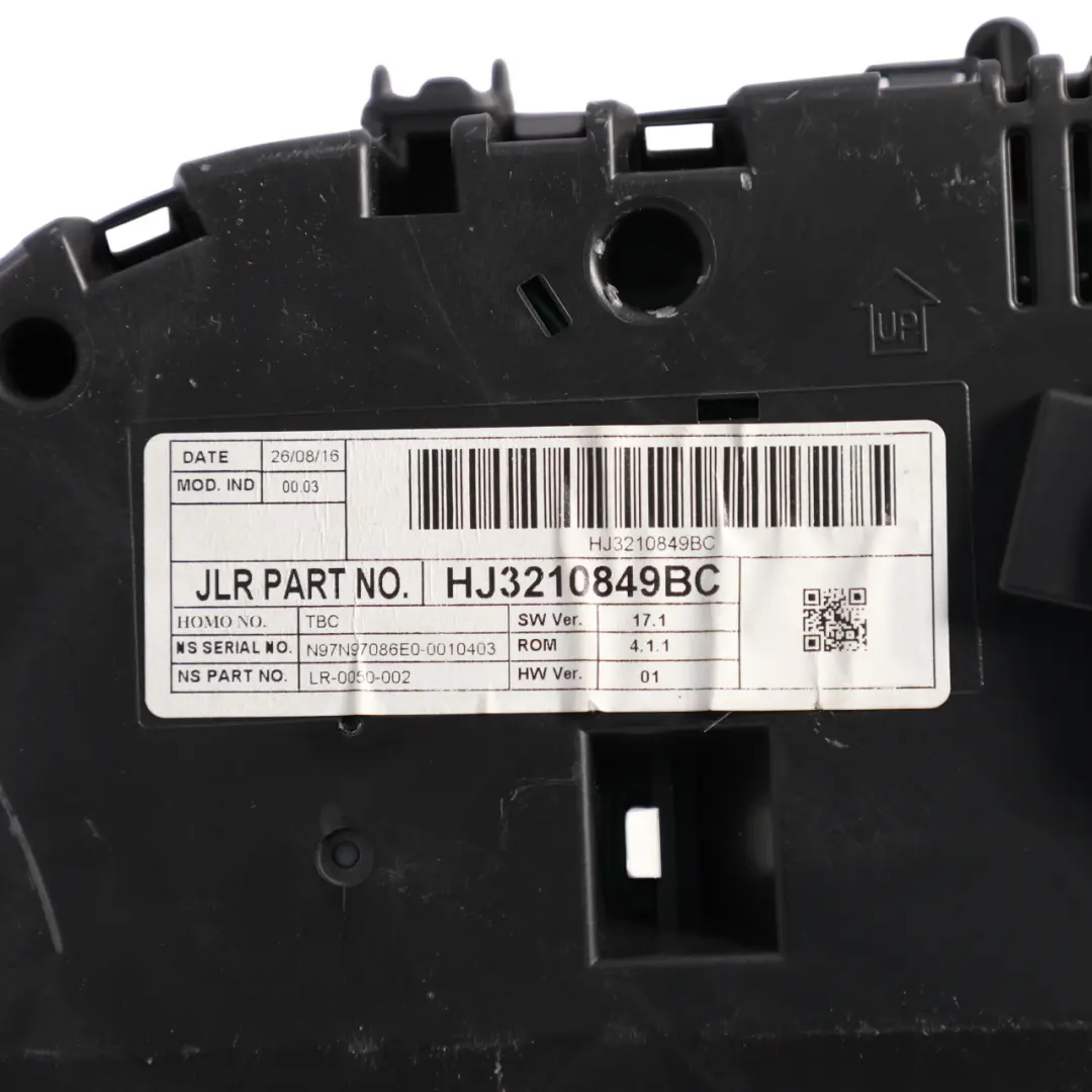 Instrument Cluster Speedo Diesel Manual to Land Rover Evoque L538 with Part number HJ32-10849-BC Land Rover Evoque L538 Instrument Cluster Speedo Diesel Manual - SKU HJ32-10849-BC - Part number HJ32-10849-BC