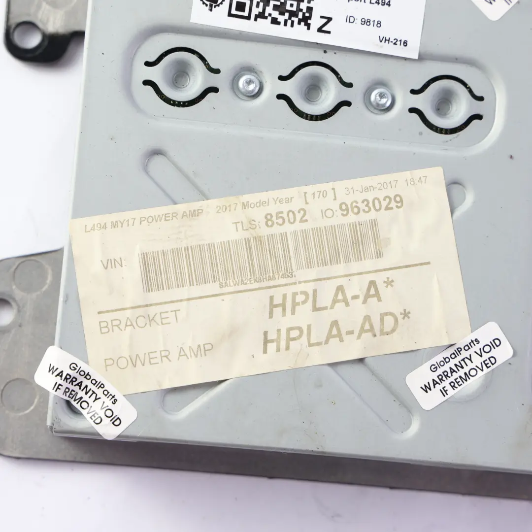 Land Range Rover Sport L494 Audio Amplifier Module Control ECU - SKU HPLA-19C164-ADC - Part number HPLA-19C164-ADC