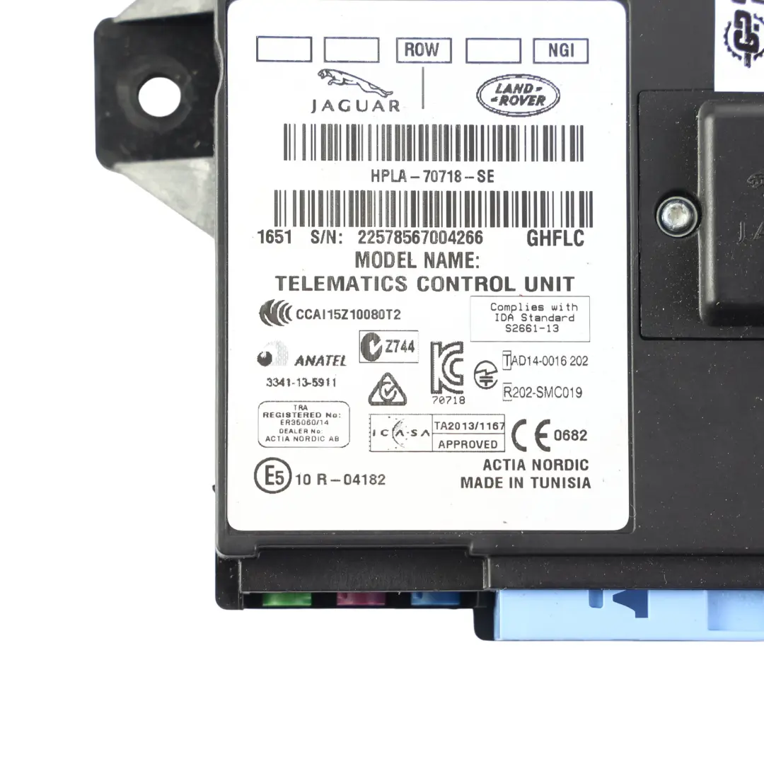 Land Rover Range Rover Sport L494 Telematik Steuergerät ECU - SKU HPLA-70718-SE - Teilenummer HPLA-70718-SE