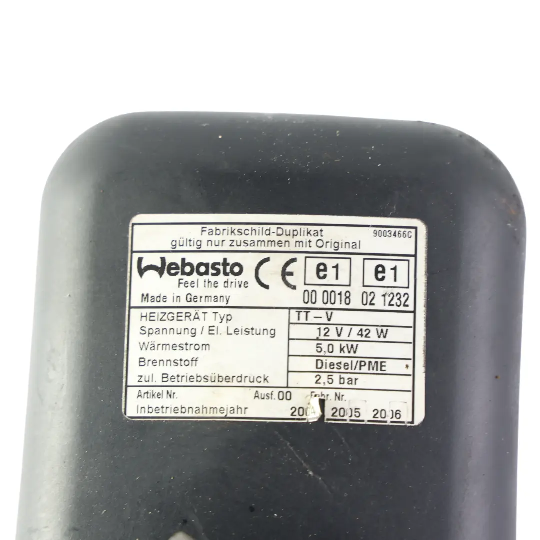 Land Rover Discovery 3 L319 Unité Préchauffage Webasto - SKU JEC000790 - Numéro de pièce JEC000790