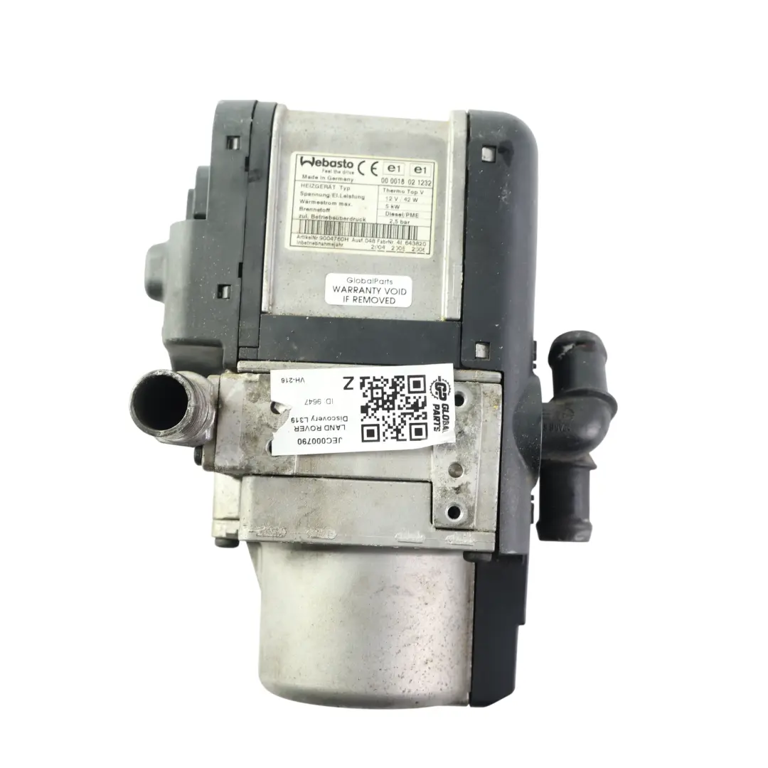 Land Rover Discovery 3 L319 Websato Pre Heater Unit - SKU JEC000790 - Part number JEC000790
