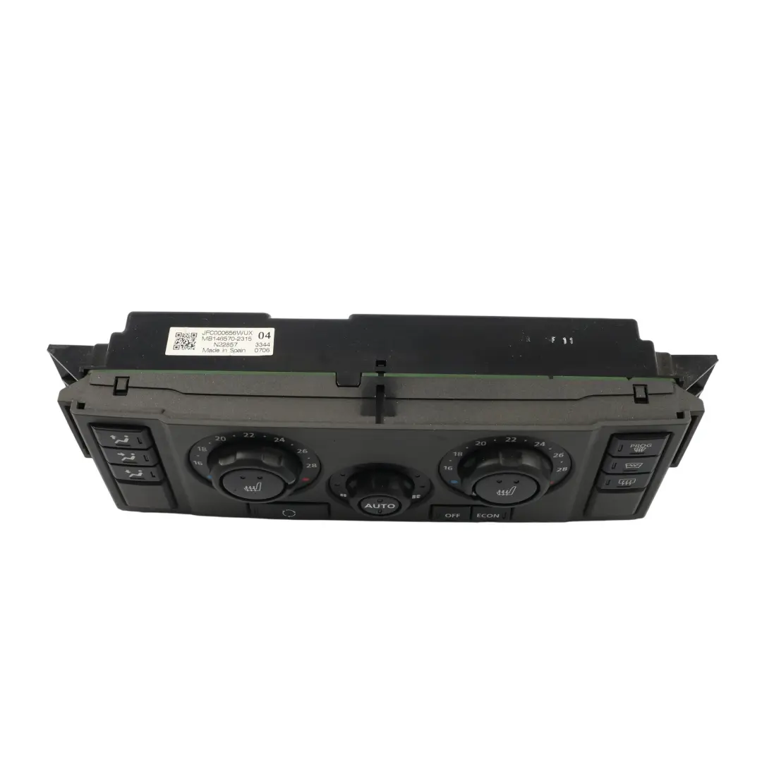 Heater A/C Air Conditioning Control Panel to Land Rover Discovery 3 with Part number JFC000656WUX Land Rover Discovery 3 Heater A/C Air Conditioning Control Panel - SKU JFC000656WUX - Part number JFC000656WUX