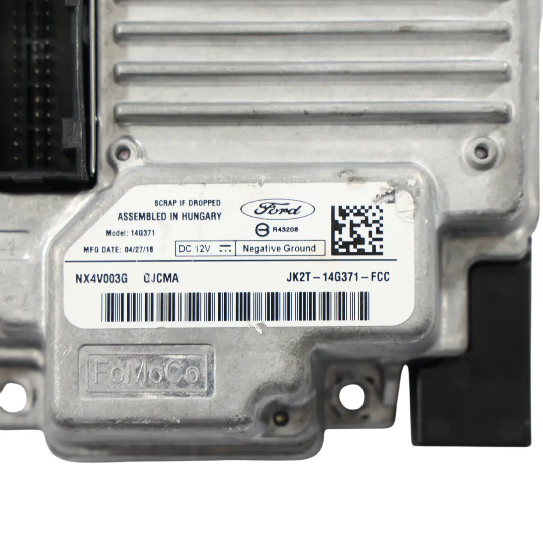 Ford Fiesta Mk8 Sat Nav Control Module ECU - SKU JK2T-14G371-FCC - Part number JK2T-14G371-FCC