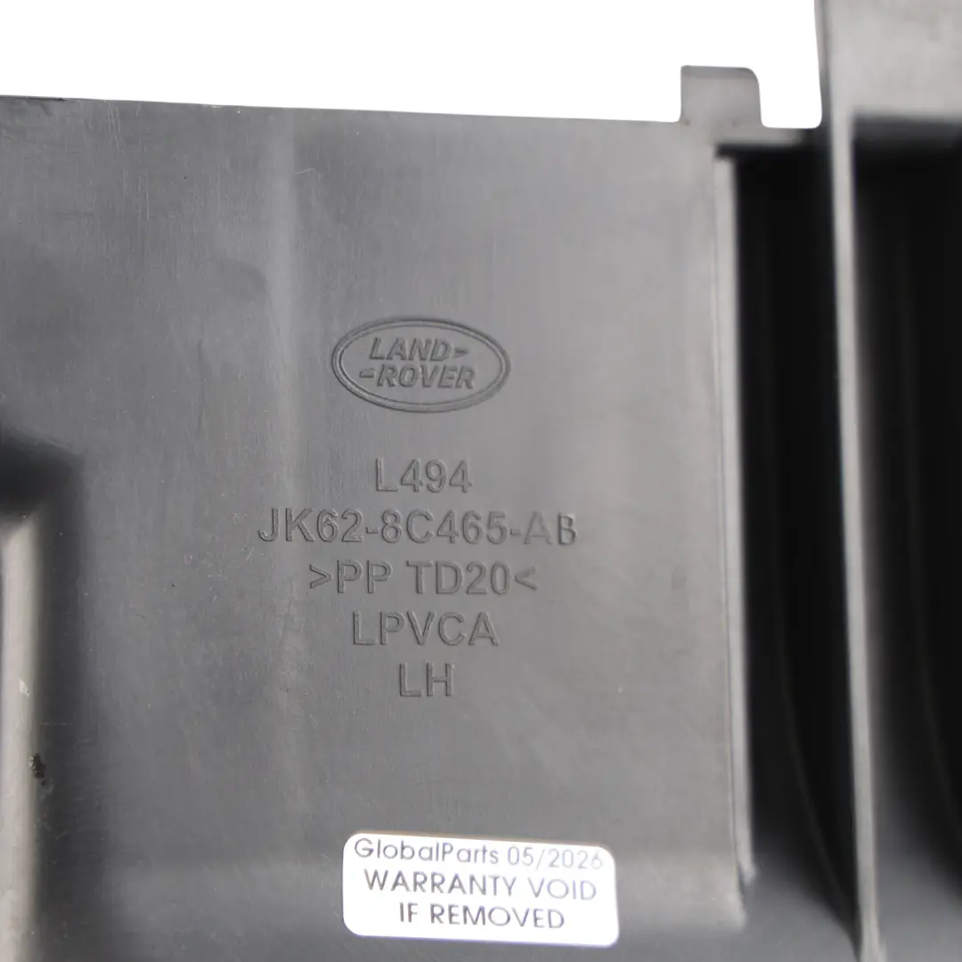 Range Rover Sport L494 Front Bumper Air Duct Channel Left N/S - SKU JK62-8C465-AB - Part number JK62-8C465-AB
