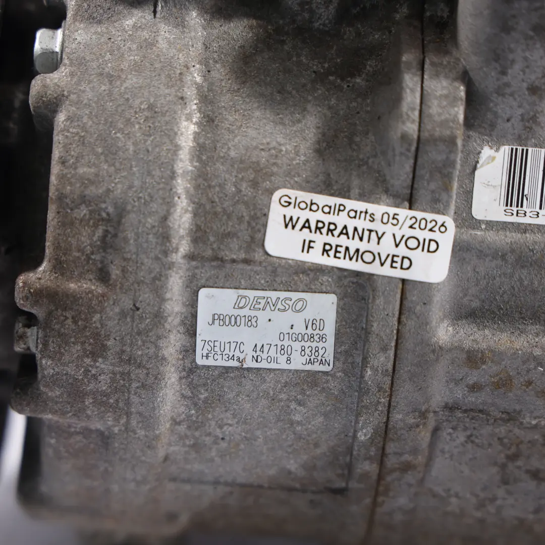 Compresor Aire Acondicionado 2.7 TDV6 para Range Rover Sport L320 con número de pieza JPB000183 Range Rover Sport L320 Compresor Aire Acondicionado 2.7 TDV6 - SKU JPB000183 - Número de pieza JPB000183