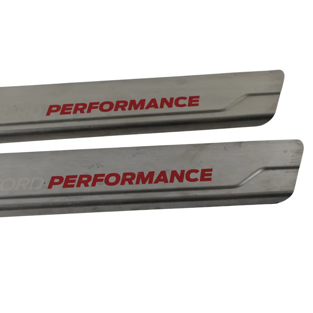 Ford Fiesta MK8 ST Front Door Scuff Plate Left Right N/O/S Set X2 - SKU K1BJ-132K14-AB - Part number K1BJ-132K14-AB