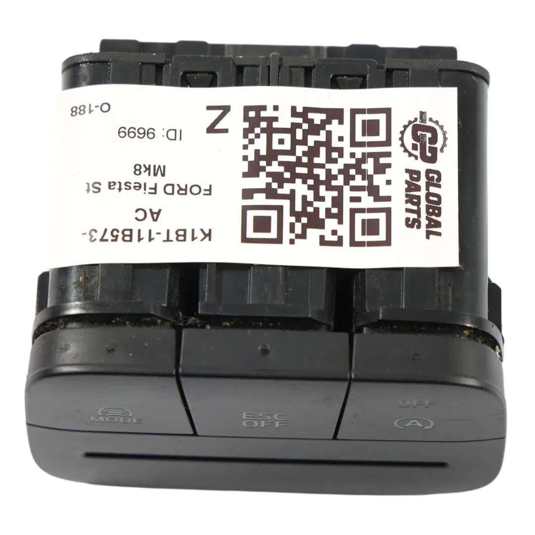 MK8 Interruttore ESC Pannello Controllo Trazione per Ford Fiesta con numero di parte K1BT-11B573-AC Ford Fiesta MK8 Interruttore ESC Pannello Controllo Trazione - SKU K1BT-11B573-AC - Numero di parte K1BT-11B573-AC