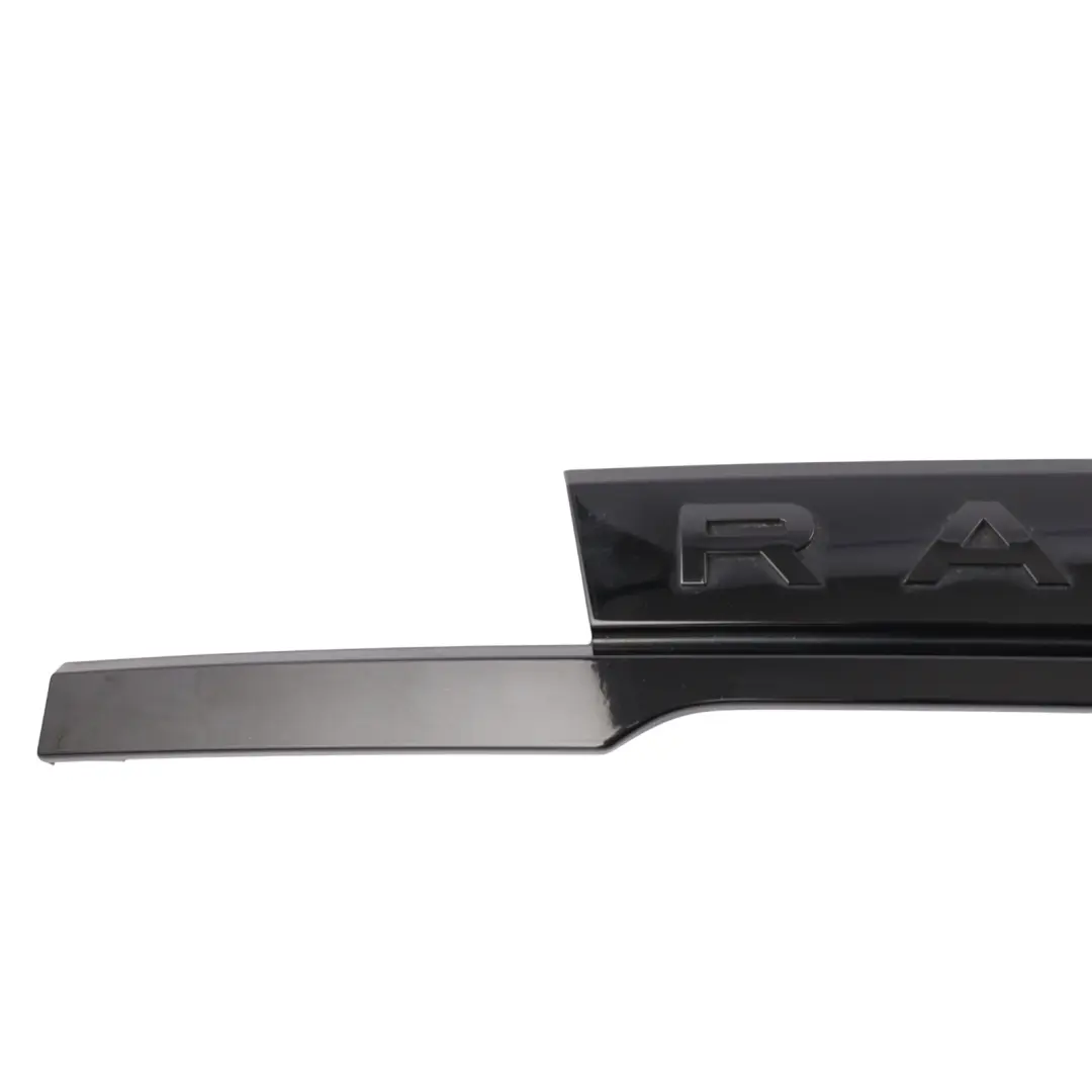 Trunk Moulding Trim With Emblem to Range Rover Evoque L551 Tailgate with Part number K8D2-402A30-A Range Rover Evoque L551 Tailgate Trunk Moulding Trim With Emblem - SKU K8D2-402A30-A - Part number K8D2-402A30-A