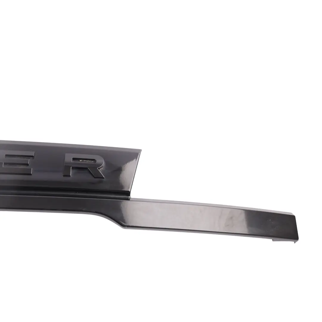 Trunk Moulding Trim With Emblem to Range Rover Evoque L551 Tailgate with Part number K8D2-402A30-A Range Rover Evoque L551 Tailgate Trunk Moulding Trim With Emblem - SKU K8D2-402A30-A - Part number K8D2-402A30-A