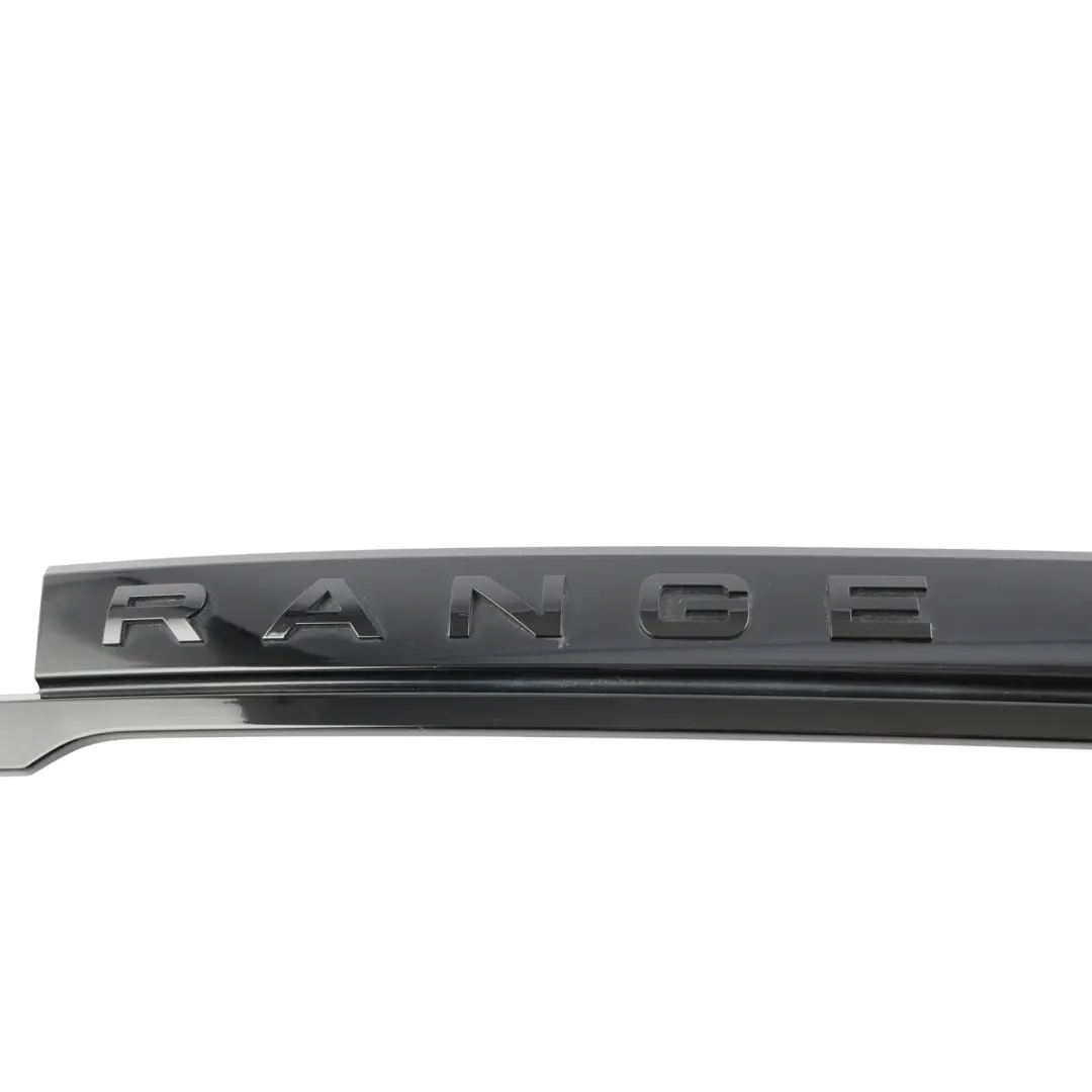 Trunk Moulding Trim With Emblem to Range Rover Evoque L551 Tailgate with Part number K8D2-402A30-A Range Rover Evoque L551 Tailgate Trunk Moulding Trim With Emblem - SKU K8D2-402A30-A - Part number K8D2-402A30-A