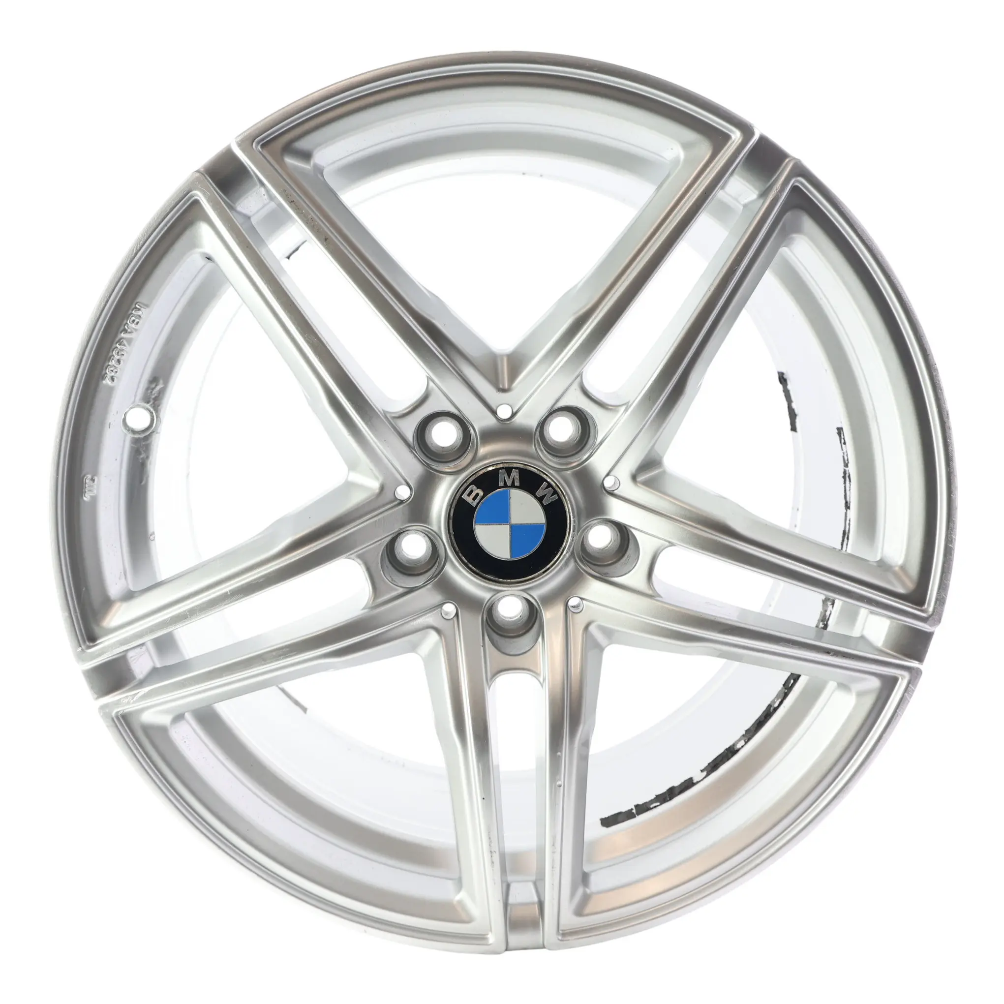 BMW 18" Silber Alu Felge 8J ET:30 5x120 Stern 10 Speiche KBA49282