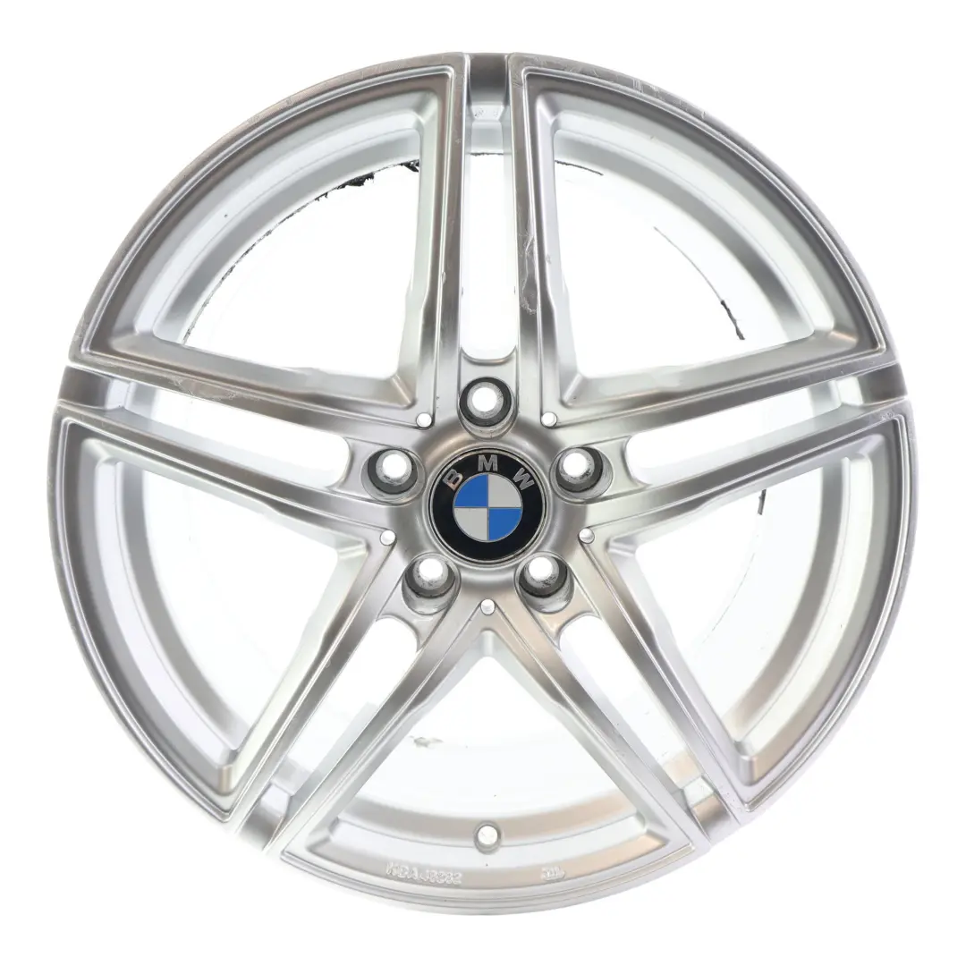 18" Silver Wheel Alloy Rim 8J ET:30 5x120 Star 10 Spoke to BMW with Part number KBA49282 BMW 18" Silver Wheel Alloy Rim 8J ET:30 5x120 Star 10 Spoke - SKU KBA49282-3 - Part number KBA49282